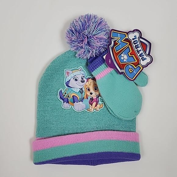 NWT Paw Patrol Beanie & Gloves - Picture 1 of 4